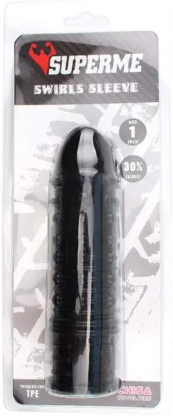 Bao Cao Su Đôn Dên Gai Bi Gân BD25A Supreme TPE Đen Đẳng Cấp