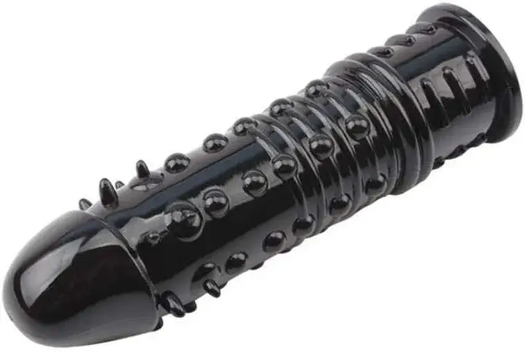 Bao Cao Su Đôn Dên Gai Bi Gân BD25A Supreme TPE Đen Đẳng Cấp