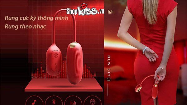  Review Trứng rung tình yêu 2 đầu theo điệu nhạc Svakom MUSE chính hãng chính hãng