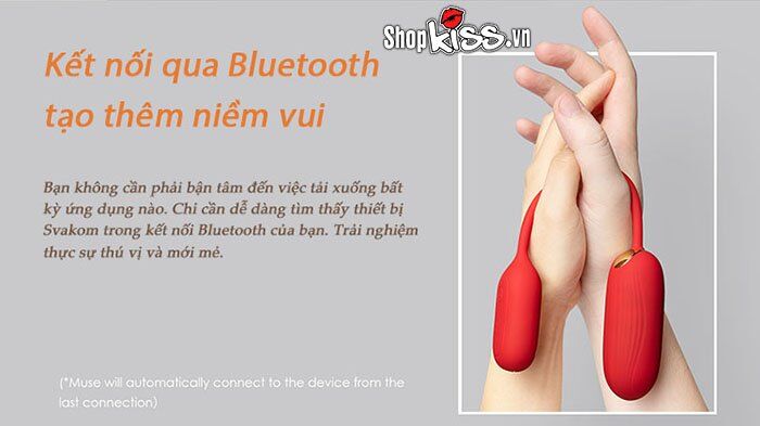  Review Trứng rung tình yêu 2 đầu theo điệu nhạc Svakom MUSE chính hãng chính hãng