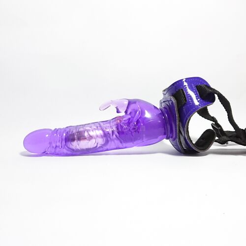 Dương Vật Rung Rabbit Harness Kích Thích Siêu Phê Kèm Dây Đeo