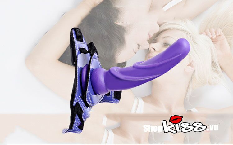 Dương vật dây đeo tháo rời dành cho Les silicone mềm mại