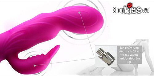 Dương vật giả dây đeo rung gân nổi thắt khúc silicone cao cấp