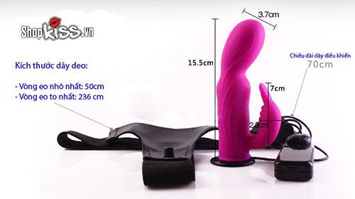 Đồ chơi tình dục dây đeo rung gân nổi thắt khúc chất lượng cao