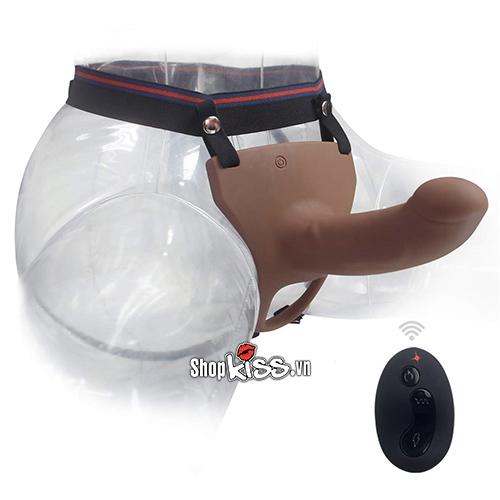 Dương Vật Giả Rỗng Ruột Rung Điều Khiển Từ Xa Tăng Kích Thước