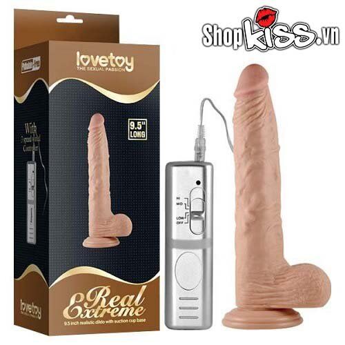 Dương vật size khủng Real Extreme Lovetoy 9.5” gắn tường rung sướng Dương vật size khủng Real Extreme Lovetoy 9.5” gắn tường rung sướng
