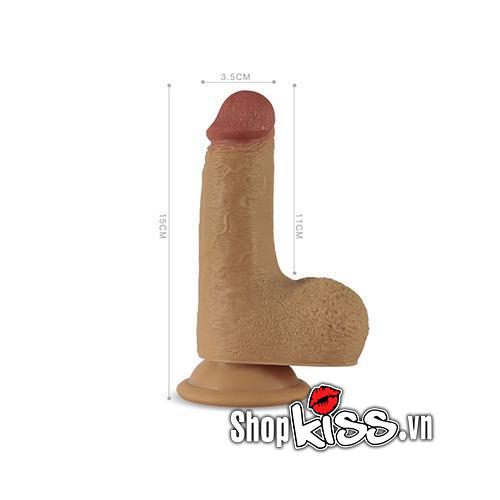  Shop bán Dương vật giả silicon gắn tường 2 thớ có rung Nature Cock chính hãng