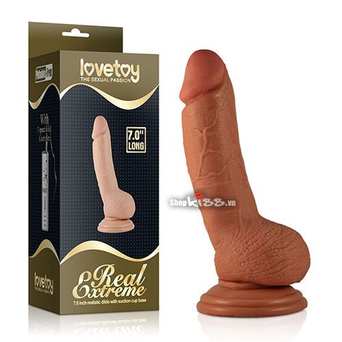 Dương vật giả Real Extreme silicon cao cấp dài 22cm rung mạnh