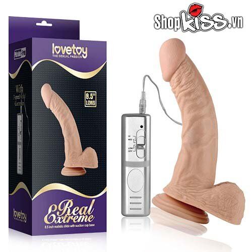 Đánh giá Dương vật có rung size lớn Lovetoy Real Extreme 8.5 Inch giá sỉ