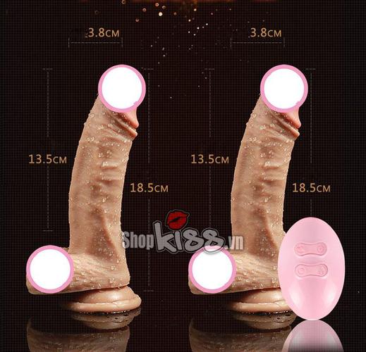 Dương vật rung ngoáy tỏa nhiệt Mike Cock điều khiển xa tiện lợi