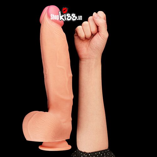 Lovetoy Nature Cock 12 inch dương vật khủng gắn tường cực thật