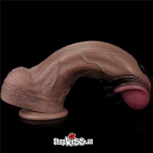 Dương vật giả silicon 2 lớp XXXL LoveToy kích thích cực mạnh