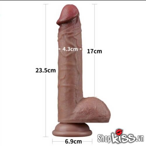 Chọn mua dương vật giả silicone 2 lớp Lovetoy 9 inch giá tốt