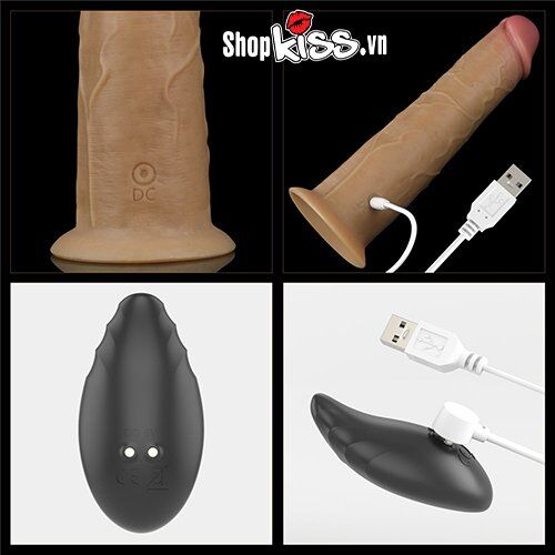 Lovetoy Nature Cock dương vật giả rung ngoáy to khủng - Siêu phê