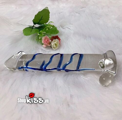 Dương vật thủy tinh gân xanh cao cấp giúp tăng khoái cảm