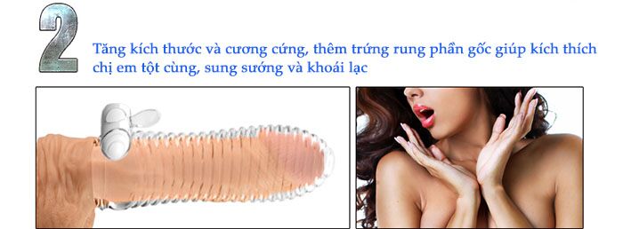 Bao đôn Cobiiy trong suốt rung mạnh, tăng khoái cảm đỉnh cao