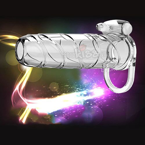 Bao đôn quai đeo hở đầu có rung tăng khoái cảm đôi bên Bao đôn quai đeo hở đầu có rung tăng khoái cảm đôi bên