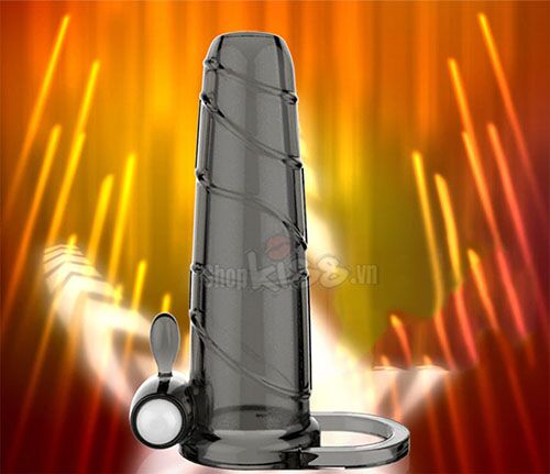 Bao đôn quai đeo hở đầu có rung tăng khoái cảm đôi bên Bao đôn quai đeo hở đầu có rung tăng khoái cảm đôi bên