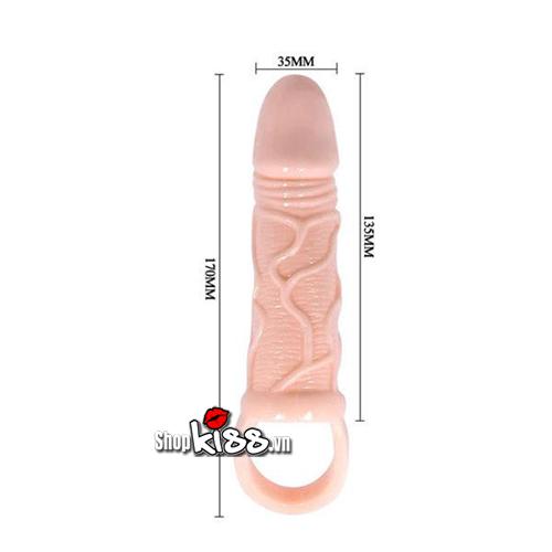 Bao đôn gân màu nude có quai đeo cho nam giới