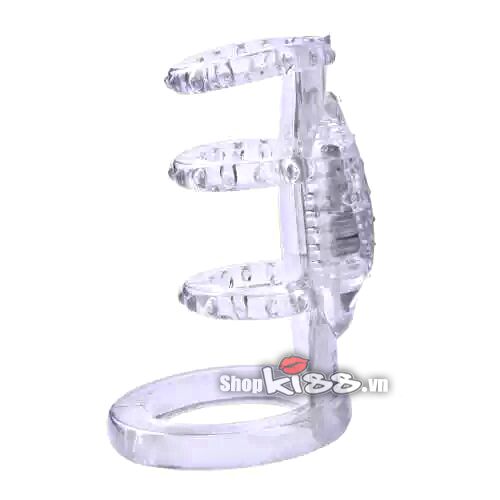 Khúc đôn dương vật 3 vòng bế tính rung Get Lock kích thích