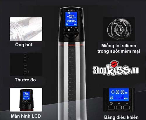 Máy tập to dương vật màn hình LCD thông minh tăng kích thước bền vững Máy tập to dương vật màn hình LCD thông minh tăng kích thước bền vững