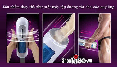 Máy thủ dâm Leten bú mút tự động rung thụt xoay 360 độ sạc điện Máy thủ dâm Leten bú mút tự động rung thụt xoay 360 độ sạc điện