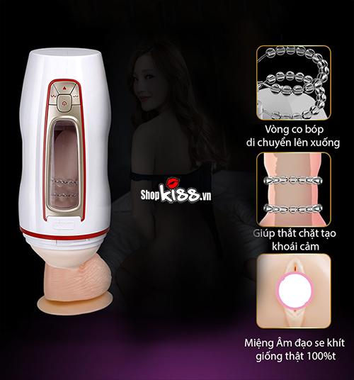 Âm đạo giả Leten 4D bú mút tự động siêu sướng nam thủ dâm