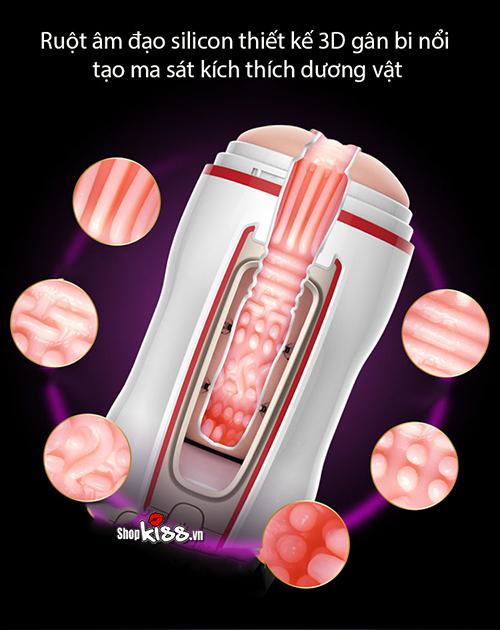 Âm đạo giả Leten 4D bú mút tự động siêu sướng nam thủ dâm