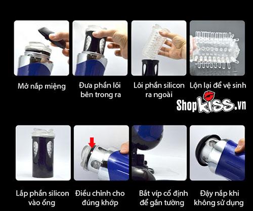  Shop bán Máy thủ dâm gắn tường cao cấp Piston hàng mới về