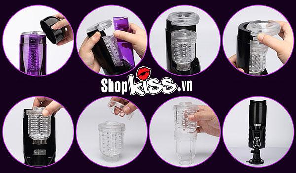  Phân phối Máy thủ dâm tự động bú mút như thật Flashing Lover II chính hãng