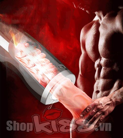 Máy Thủ Dâm Tự Động Nhật Piston Heat IR, Mát Xa Sinh Lý Nam Hiệu Quả