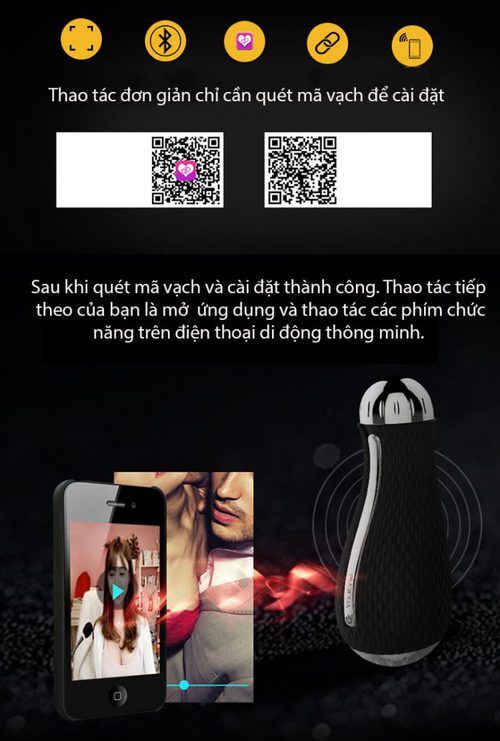  Đại lý Cốc thủ dâm cao cấp 3D Nalone Jack kết nối Bluetooth chính hãng