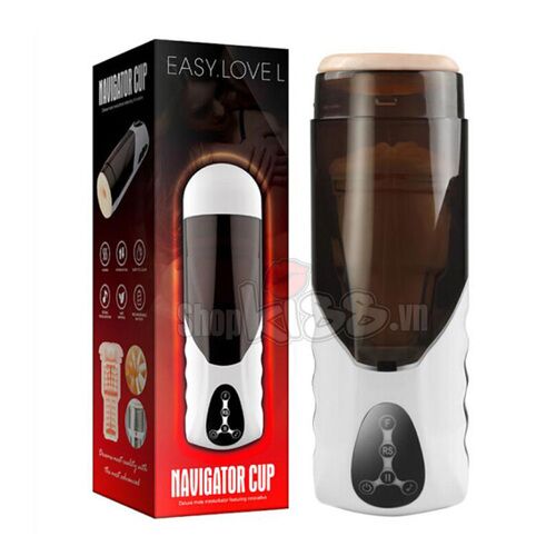 Máy thủ dâm Navigator Cup tự động rung thụt sưởi ấm âm thanh sống động