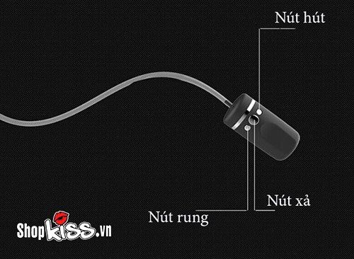 Máy rung bú mút tự động nam cao cấp TPR ABS hít tự nhiên phê sướng