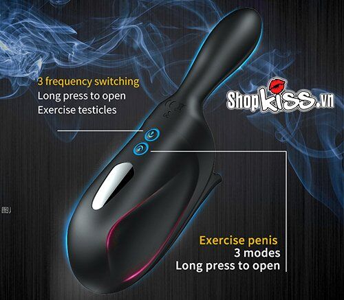  Review Máy thủ dâm massage dương vật và tinh hoàn Oral Sex Masturbator cao cấp