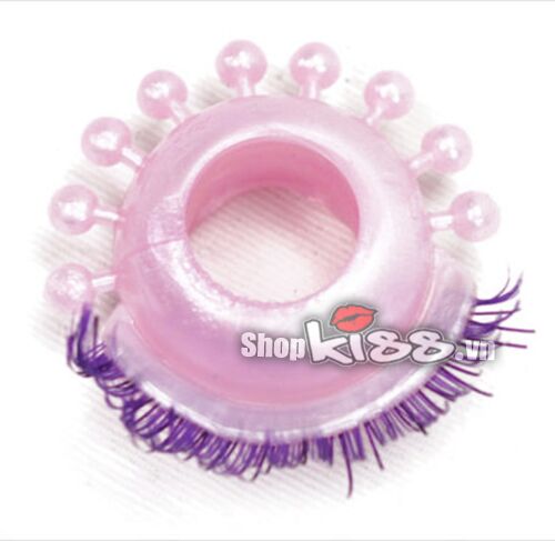 Vòng silicon lông mi siêu kích thích đeo dương vật silicon y tế mềm mại Vòng silicon lông mi siêu kích thích đeo dương vật silicon y tế mềm mại
