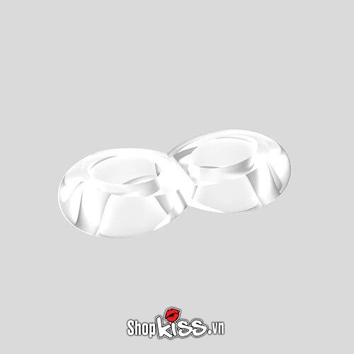 Vòng kép đeo dương vật silicon kéo dài thời gian quan hệ nam giới Vòng kép đeo dương vật silicon kéo dài thời gian quan hệ nam giới