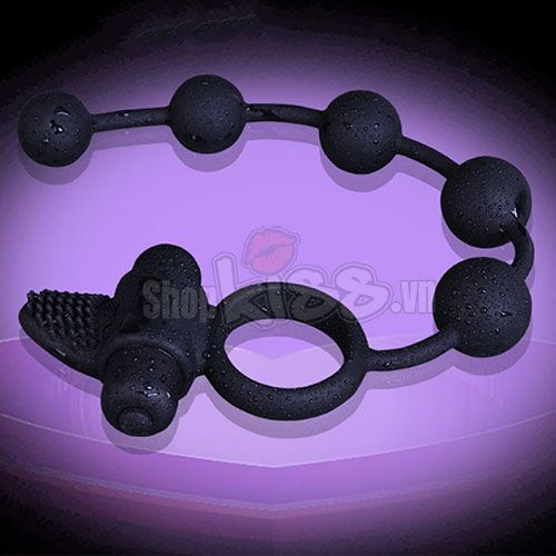 Vòng rung bi hậu môn 3 trong 1 cao cấp kích thích mạnh mẽ nam nữ