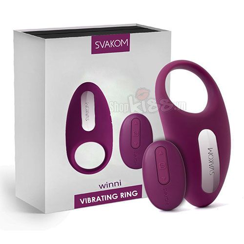Vòng rung Svakom Winni điều khiển từ xa silicon cao cấp kích thích đôi lứa Vòng rung Svakom Winni điều khiển từ xa silicon cao cấp kích thích đôi lứa