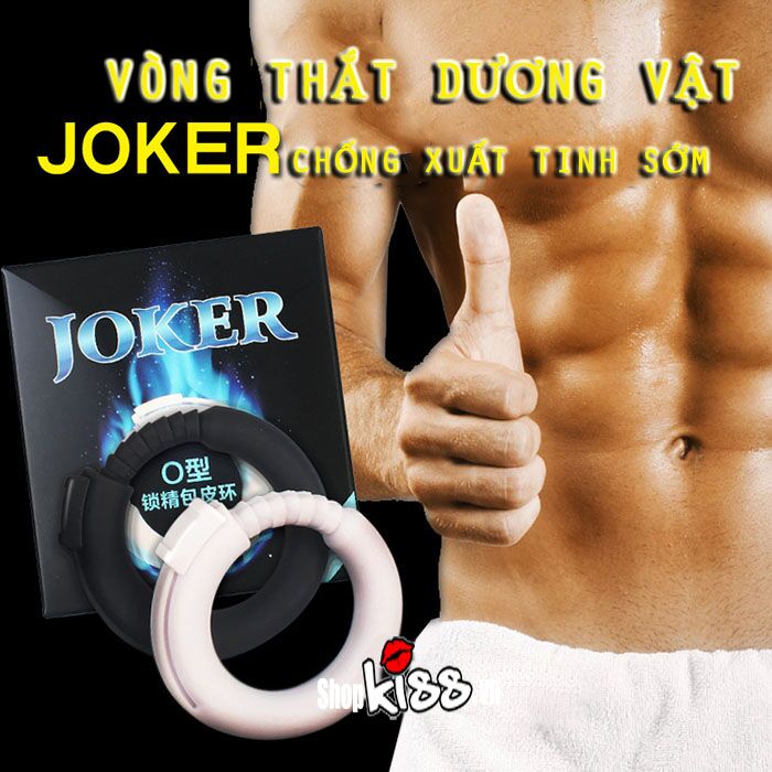 Vòng đeo dương vật O Joker tăng cường thời gian, siêu bền