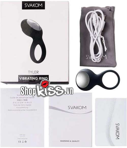 Vòng rung Svakom Tyler silicon cao cấp chống thấm nam giới Mỹ nhập khẩu Vòng rung Svakom Tyler silicon cao cấp chống thấm nam giới Mỹ nhập khẩu