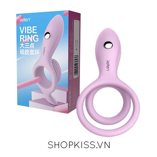 Vòng rung lưỡi liếm Leten Vibrating có quai đeo tăng khoái cảm Vòng rung lưỡi liếm Leten Vibrating có quai đeo tăng khoái cảm