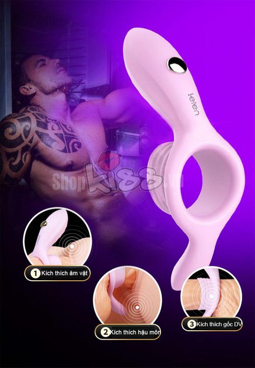 Vòng rung lưỡi liếm Leten Vibrating có quai đeo tăng khoái cảm Vòng rung lưỡi liếm Leten Vibrating có quai đeo tăng khoái cảm