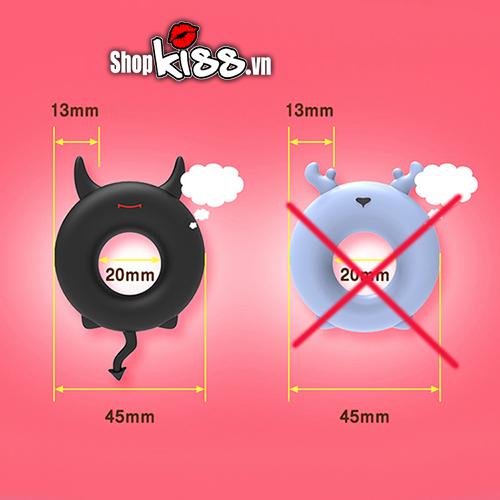 Vòng đeo dương vật Satan độc đáo, chất lượng, tăng khoái cảm