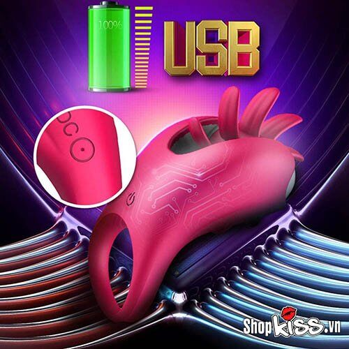 Vòng rung LafyHo liếm xoay kích thích cực đỉnh, tăng khoái cảm