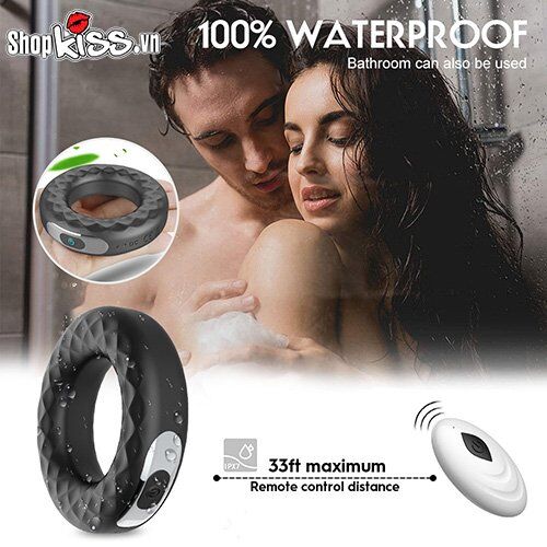 Vòng rung dương vật SECWELL remote điều khiển tăng khoái cảm
