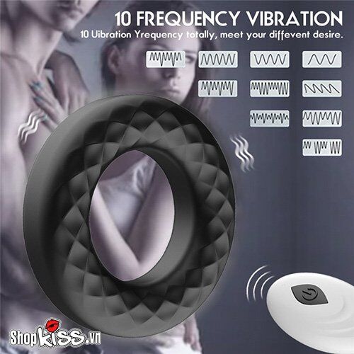 Vòng rung dương vật SECWELL remote điều khiển tăng khoái cảm