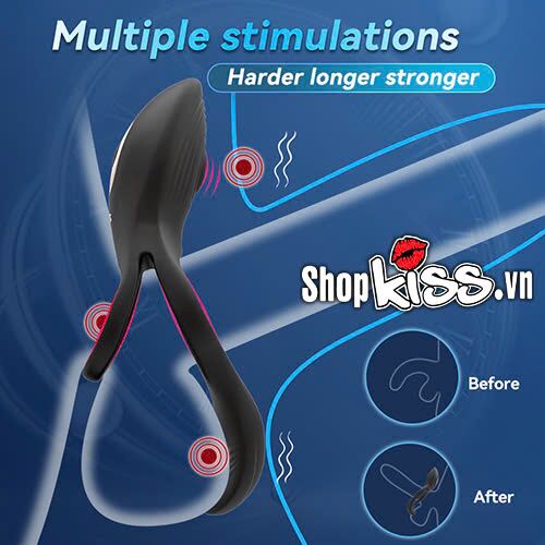 Vòng rung Youniao Lock Fine Ring điều khiển từ xa cho nam kích thích Vòng rung Youniao Lock Fine Ring điều khiển từ xa cho nam kích thích