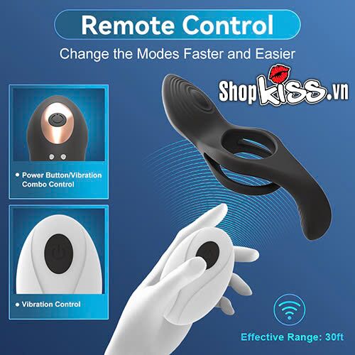 Vòng rung Youniao Lock Fine Ring điều khiển từ xa cho nam kích thích Vòng rung Youniao Lock Fine Ring điều khiển từ xa cho nam kích thích
