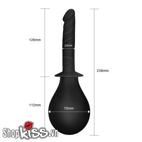  Bán Dụng cụ thụt rửa hậu môn đầu dương vật Lovetoy Bondage Fetish Deluxe Douche nhập khẩu